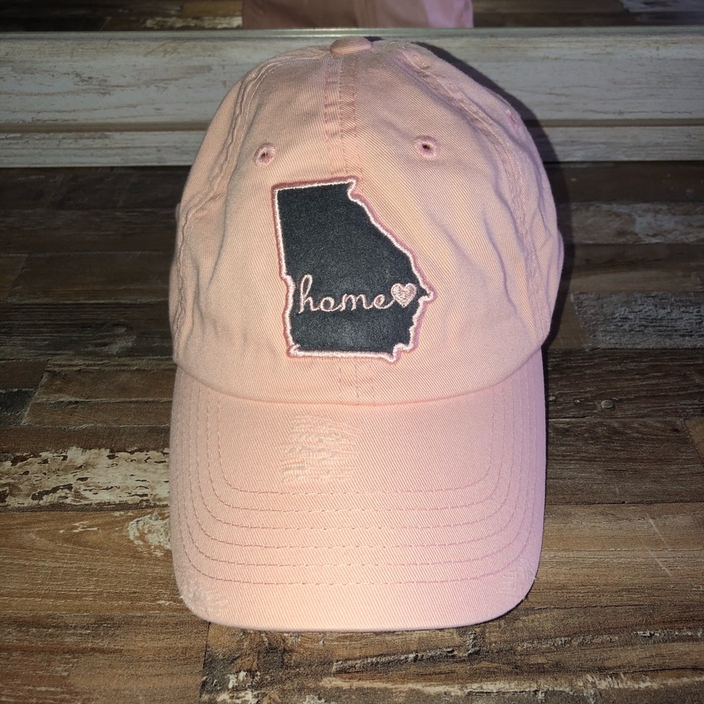Pink & Gray Georgia “Home” Hat